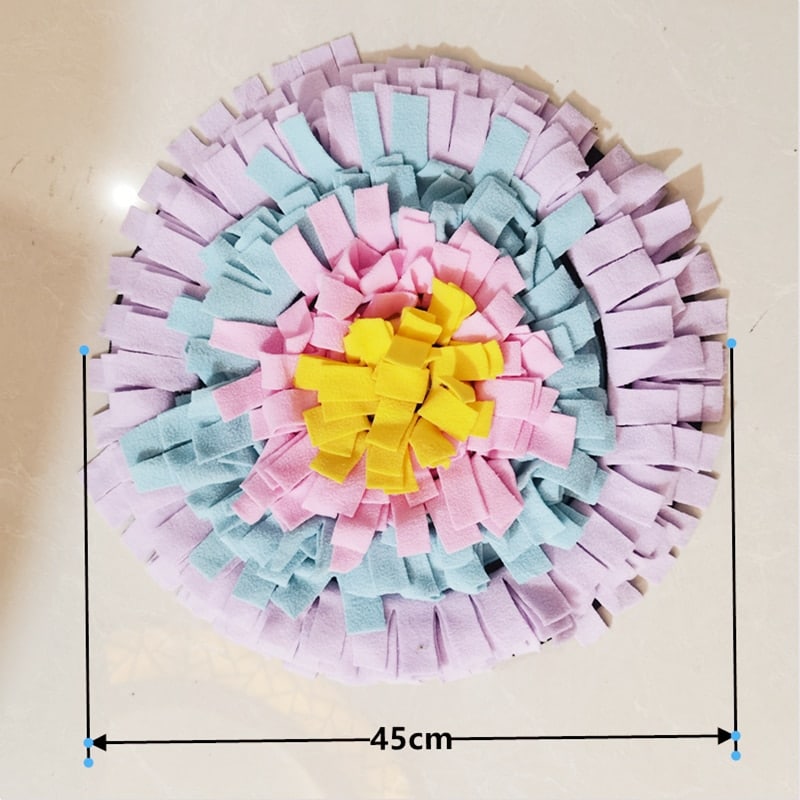 Dogs Snuffle Mat Pet Leak Food Anti Choking Mat Cat Dog Training Blanket Nose Work Toy Pet Slowing Feeding Intelligence Mat - Image 15