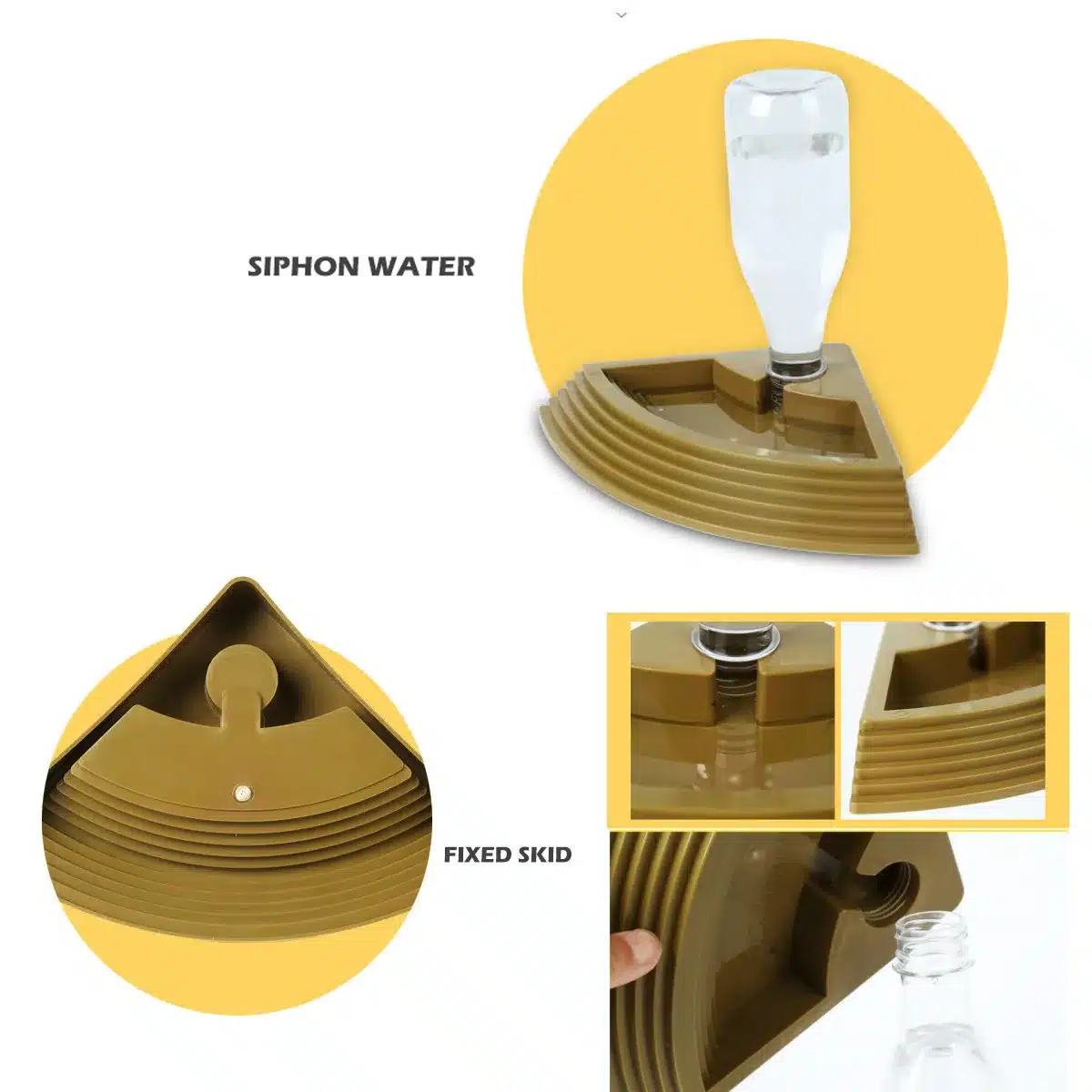 Pet Turtles Water Drinking Dish Bowl - Image 4