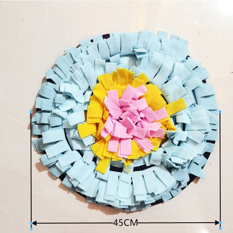 Dogs Snuffle Mat Pet Leak Food Anti Choking Mat Cat Dog Training Blanket Nose Work Toy Pet Slowing Feeding Intelligence Mat - Image 6