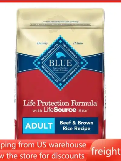 Blue Dog Food Whole Grain Formula Beef and Brown Rice 15 lb bag