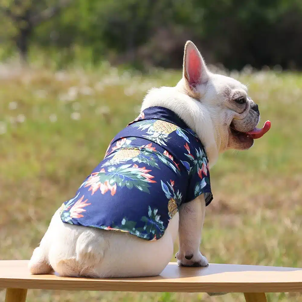 Hawaiian Style Leisure Dog Shirt - Image 5