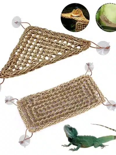 Reptile Grass Mat Lizard Hamster Bed