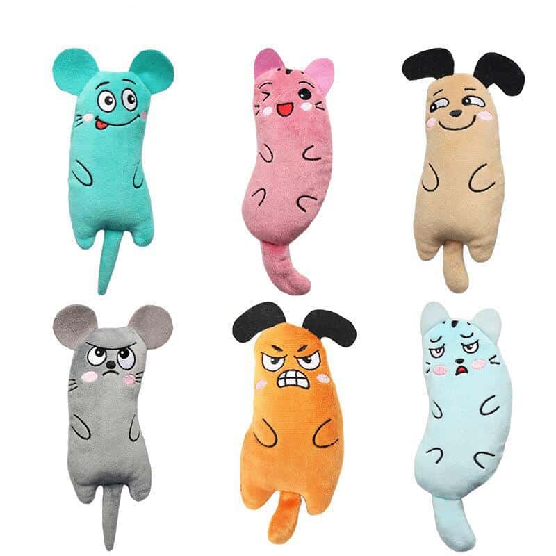 Cute Cat Toys Funny Interactive Plush Cat Toy Mini Teeth Grinding Catnip Toys Kitten Chewing Mouse Toy Pets Accessories - Image 2
