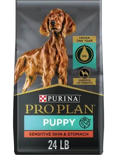 Sensitive Skin and Stomach Puppy Food with Probiotics, Salmon & Rice Formula - 24 lb. Bag