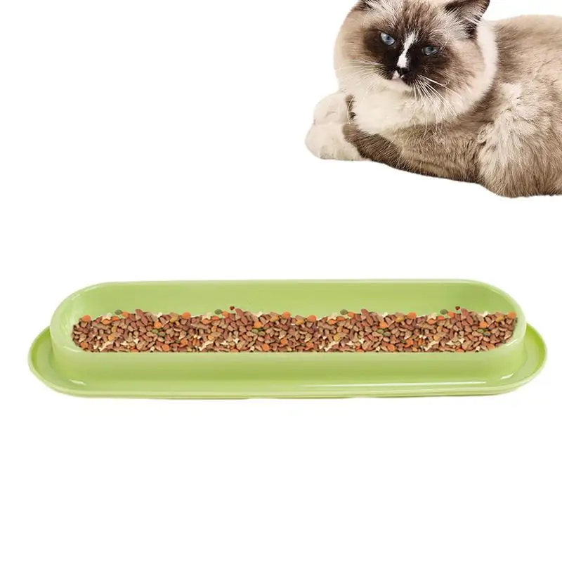 Long Feeding Cat Bowl